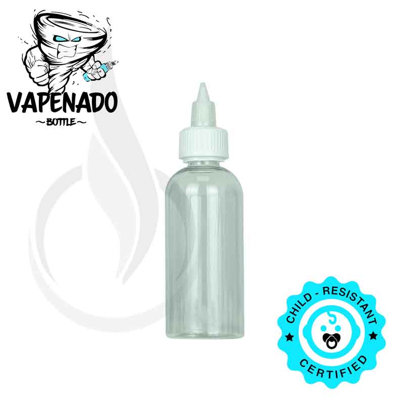 VAPENADO 100ml Bottle with White/Clear Cap(790/case)